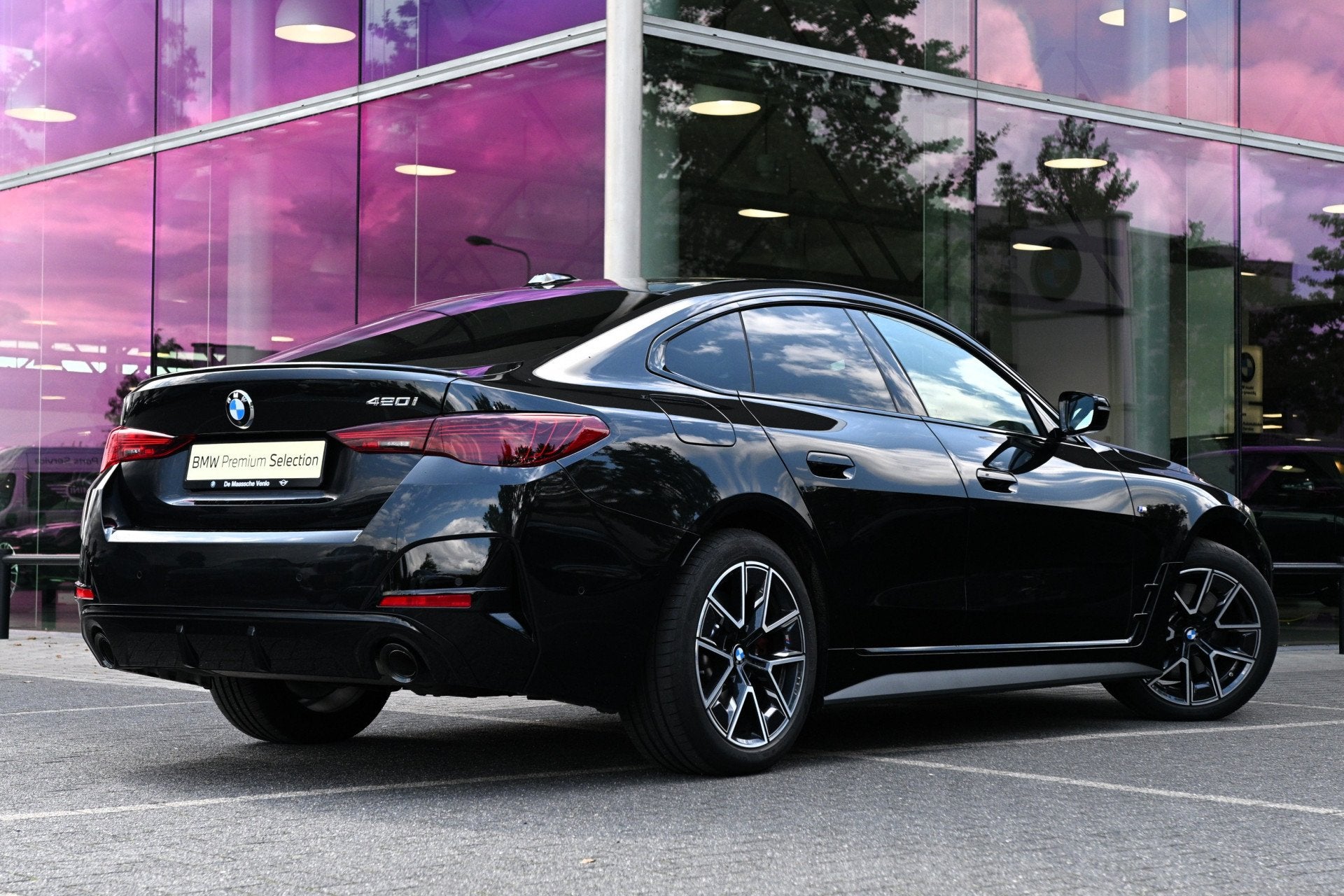 BMW 4 Serie Gran Coupé 420i M Sport Automaat / Comfort Acce, Met garantie (alle), Zwart, Bedrijf, 4-Serie Gran Coupé
