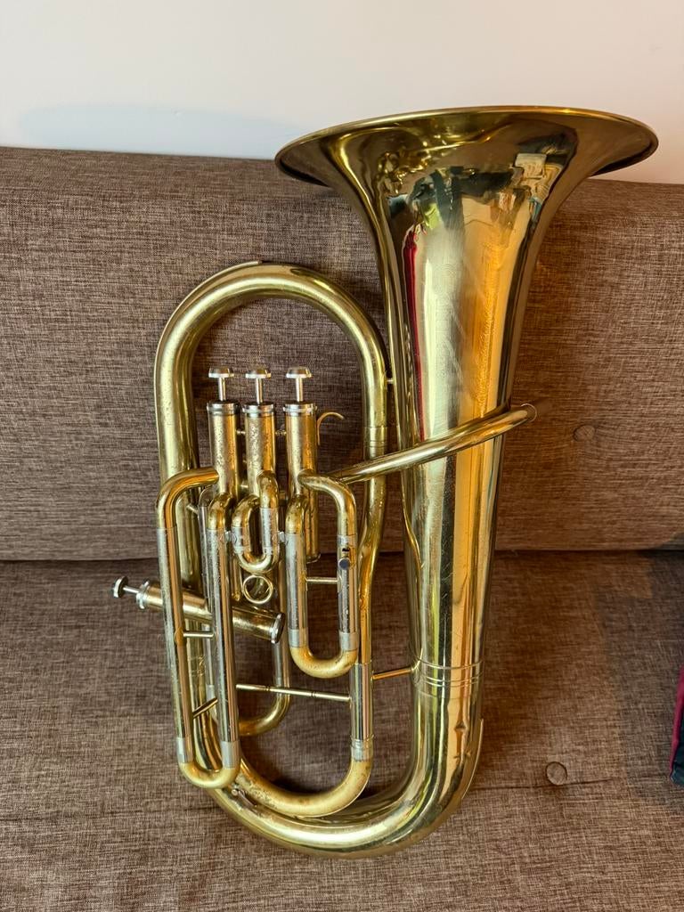 Euphonium met kwartventiel, Muziek en Instrumenten, Ophalen, Zo goed als nieuw, Euphonium of Tenortuba