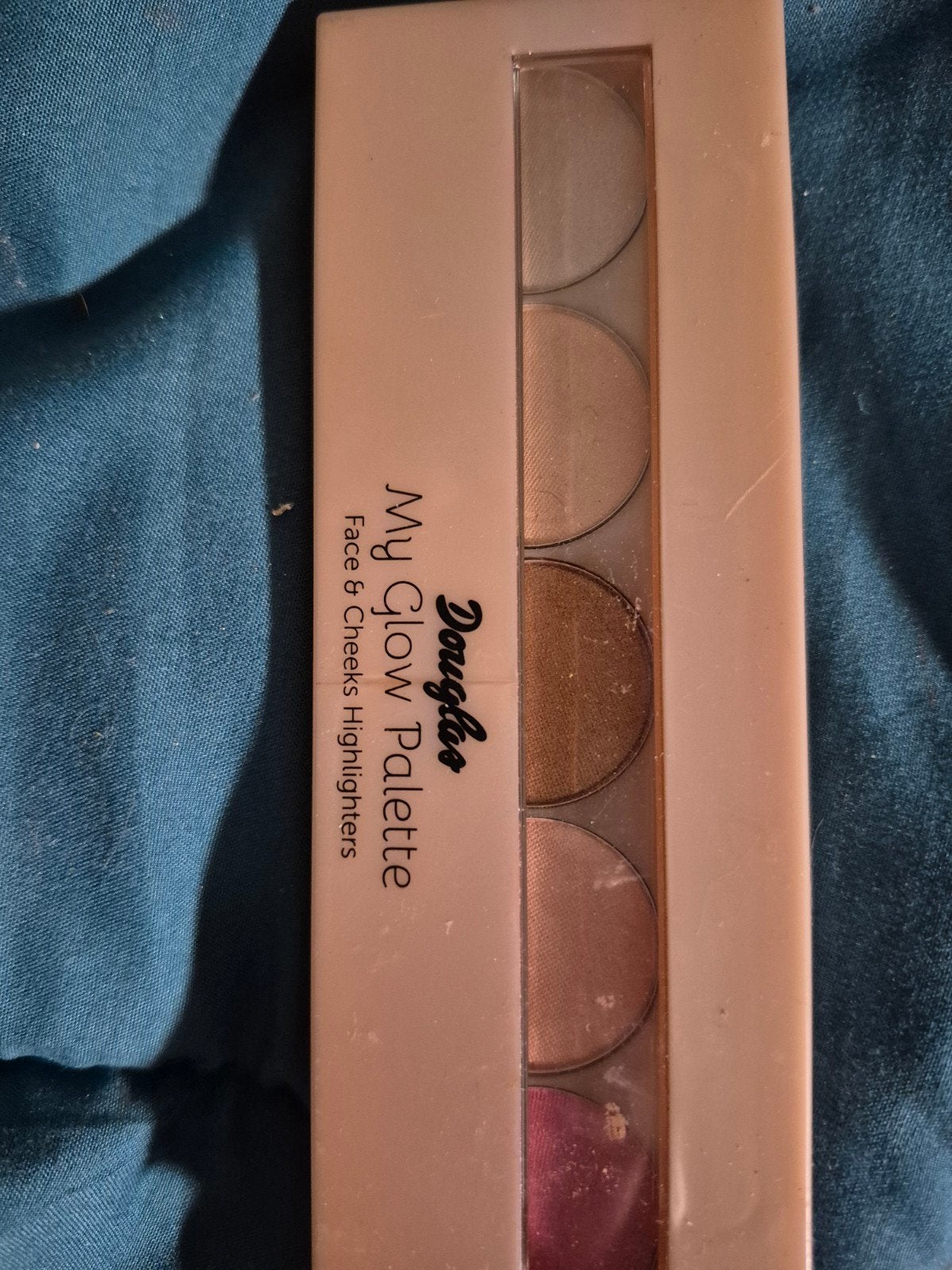 Douglas My Glow Palette - Face & Cheeks Highlighters, Wangen, Overige kleuren, Ophalen of Verzenden, Zo goed als nieuw