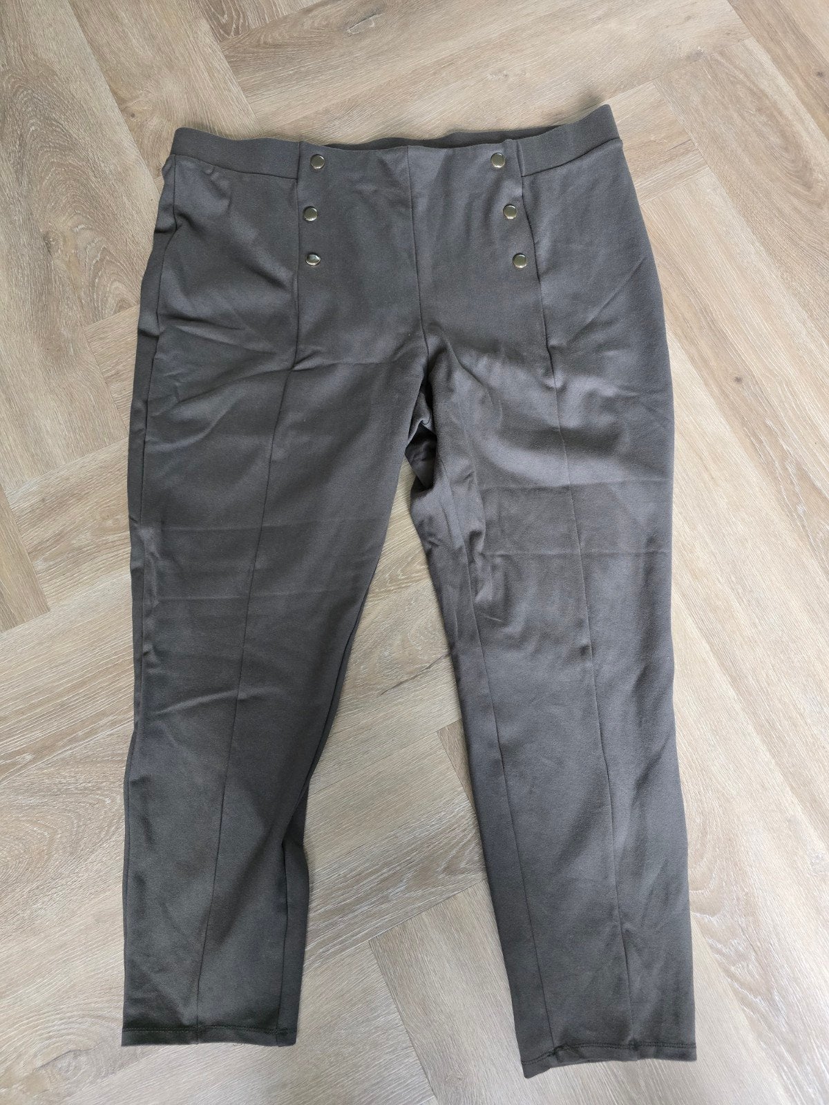 Groene tregging MS Mode maat 54, Ophalen, Zo goed als nieuw, Groen, Broek of Spijkerbroek