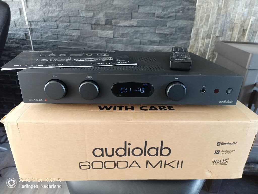 Audiolab 6000A MK2, Zo goed als nieuw, 60 tot 120 watt, Stereo, Ophalen