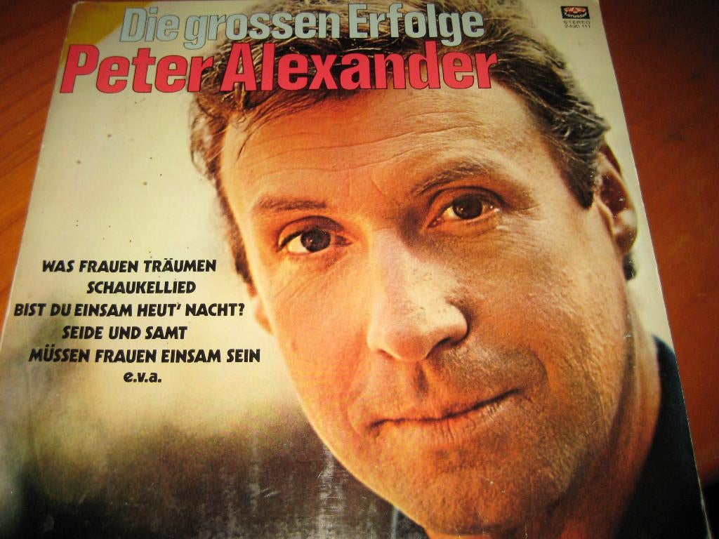 LP; Peter Alexander: Die grossen Erfolge, Cd's en Dvd's, Vinyl | Pop, Ophalen of Verzenden, Zo goed als nieuw, 12 inch