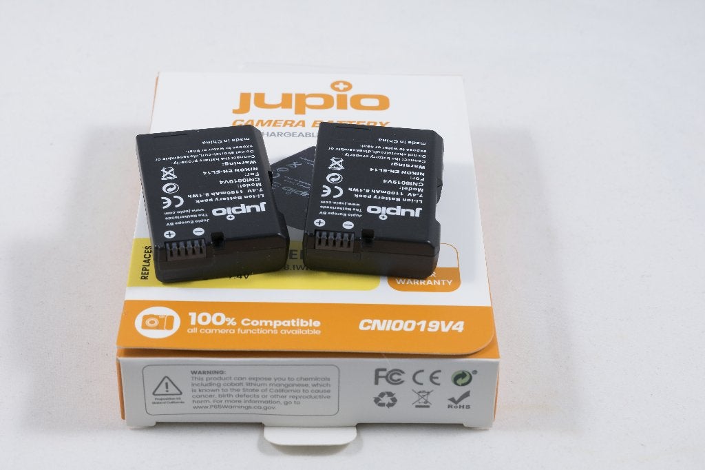 Jupio EN-EL14 accu voor Nikon camera, Ophalen, Zo goed als nieuw, Oplaadbaar