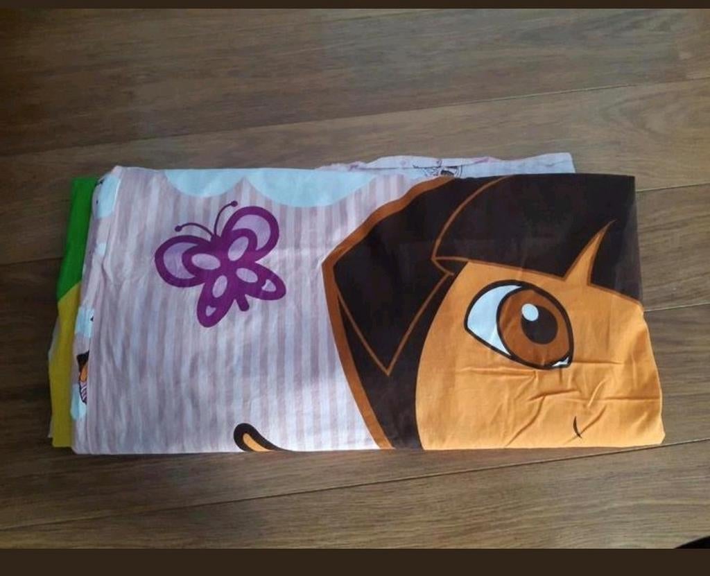 Dora dekbedovertrek, Dekbedovertrek, Ophalen of Verzenden, Zo goed als nieuw, Overige kleuren
