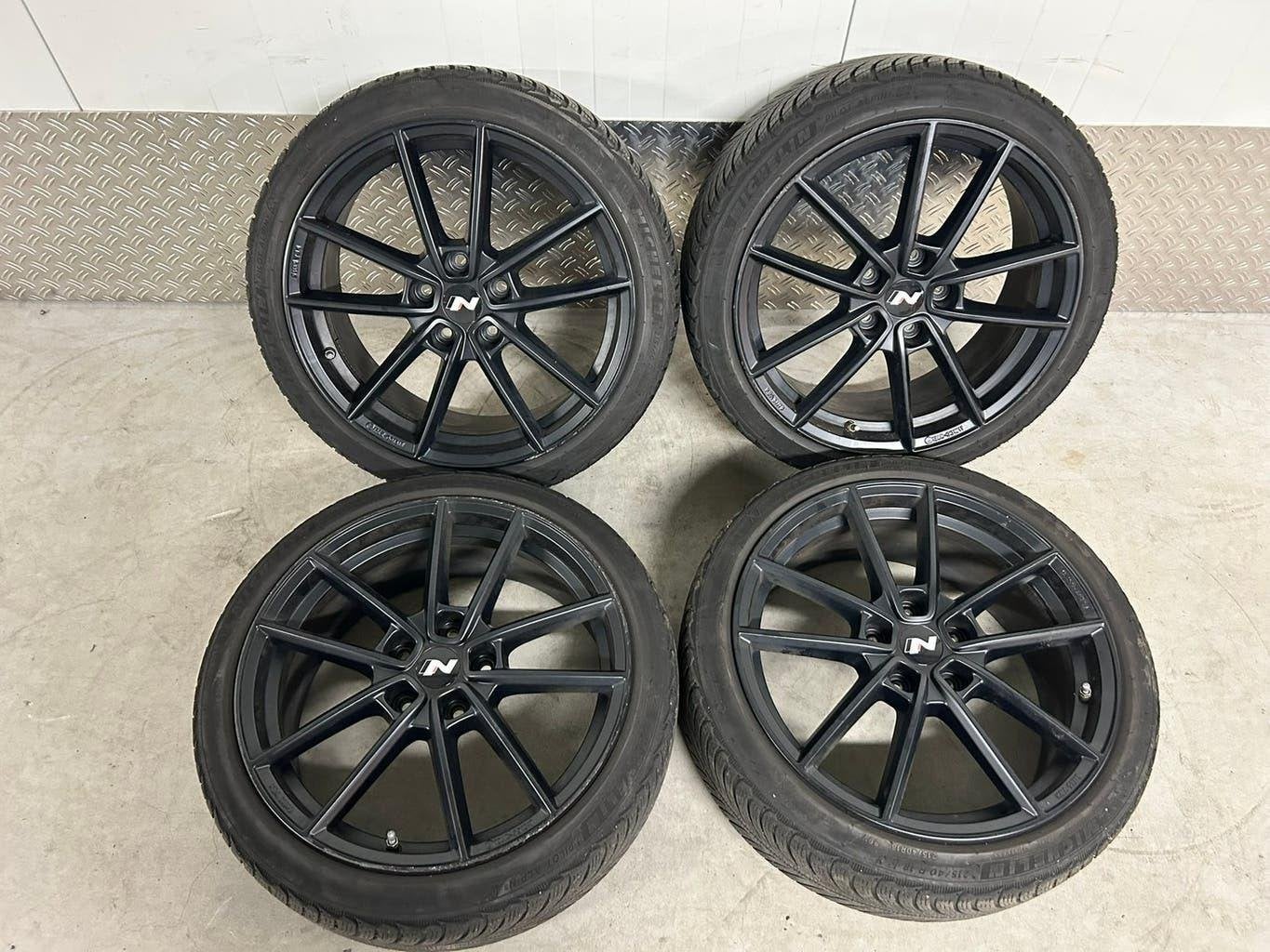 Originele Hyundai I20N I30N 18 inch 5x114,3 Michelin winter, Ophalen, 18 inch, Banden en Velgen, Winterbanden