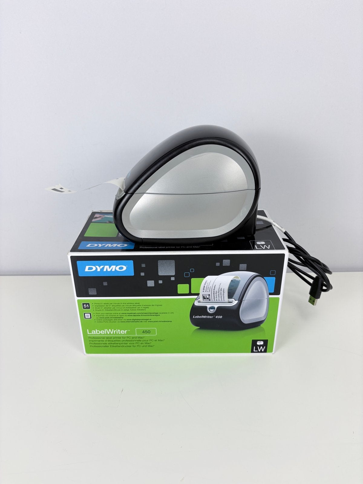 DYMO LabelWriter 450 Labelprinter, Computers en Software, Ophalen of Verzenden, Zo goed als nieuw, Etiket