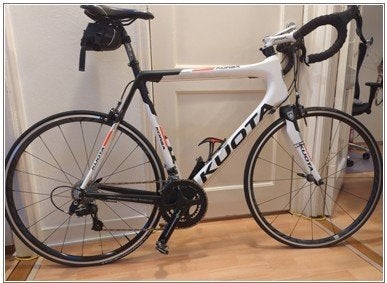 Kuota Tour de France racefiets, Carbon, 10 tot 15 versnellingen, Velgrem, 57 tot 61 cm