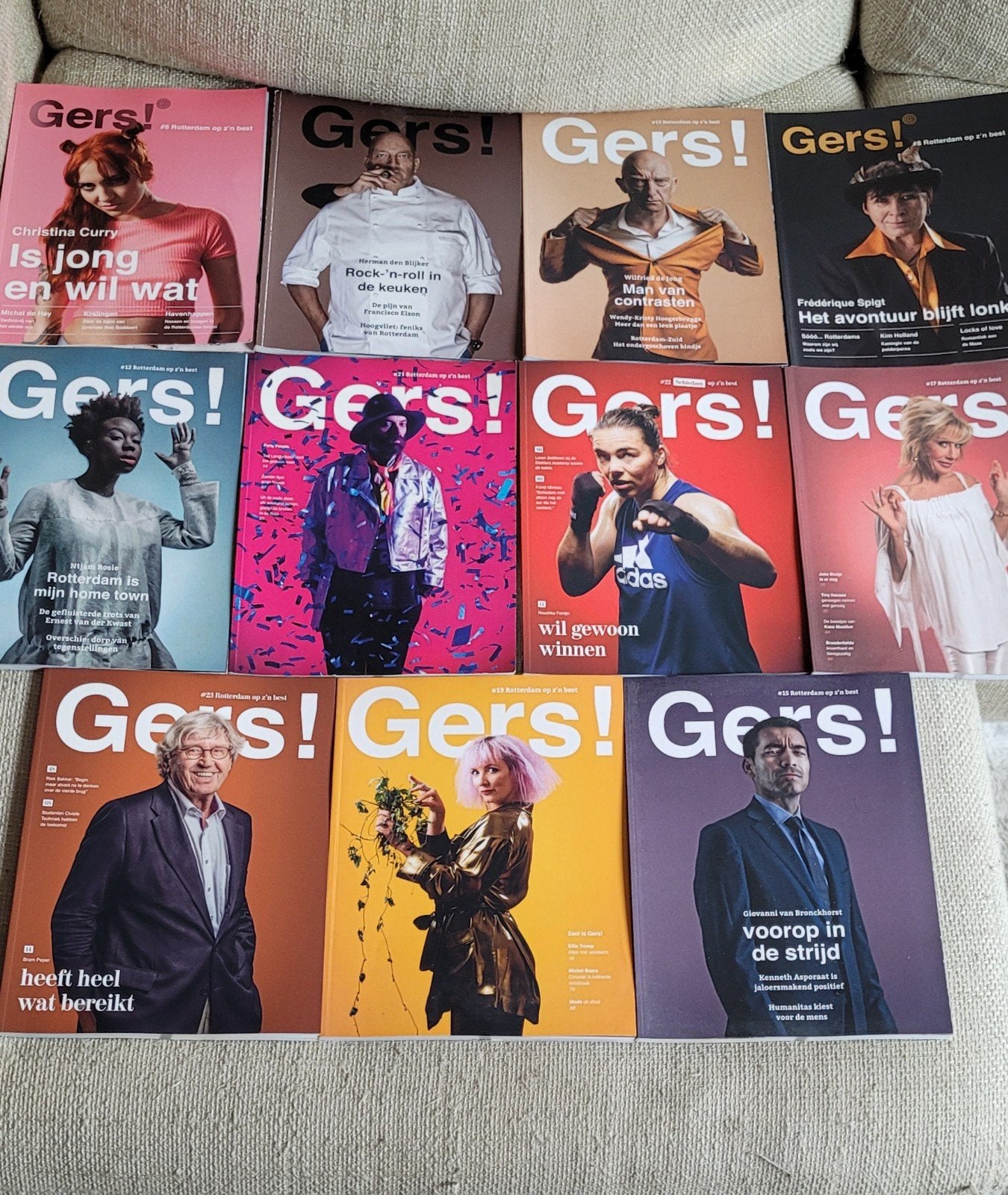 Collectie Gers! Magazine (11 nummers) - Rotterdam, Ophalen, Zo goed als nieuw, Overige typen