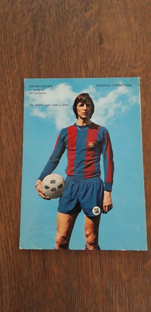 Spelers kaart Johan Cruyff, Ophalen of Verzenden, Gebruikt, Ajax, Spelerskaart