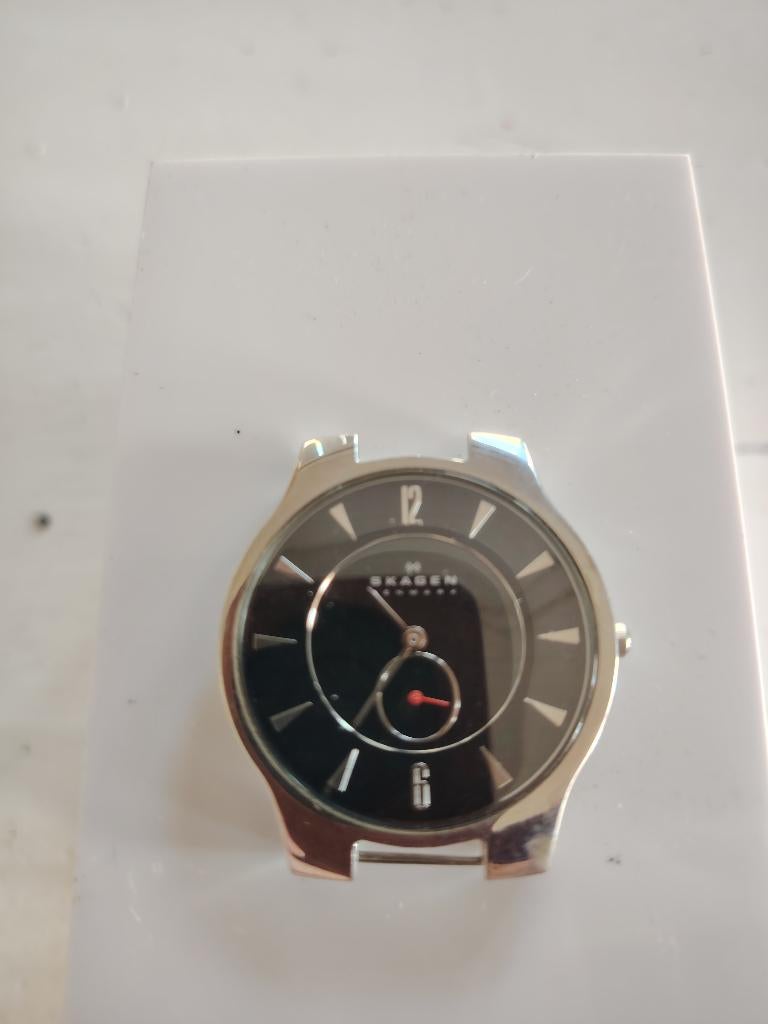 Heren horloge Skagen 403L SLB, Overige merken, Gebruikt, Staal, Polshorloge