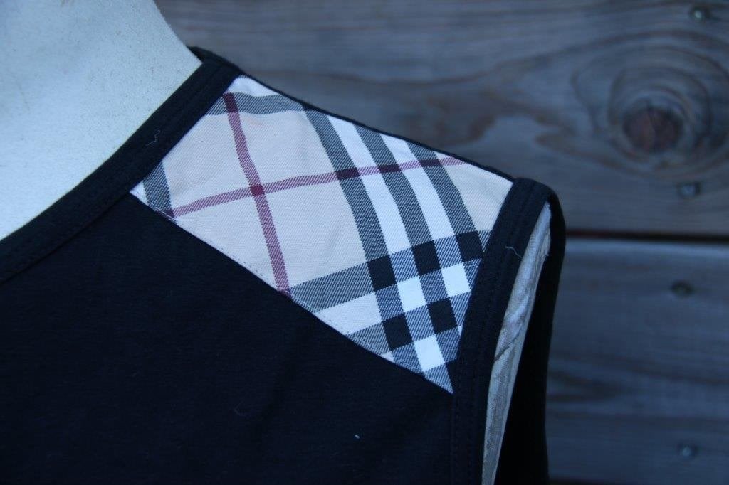 Top zwart/ beige Burberry London mt XL Vaste prijs, Zwart, Maat 46/48 (XL) of groter, Ophalen of Verzenden, Zo goed als nieuw