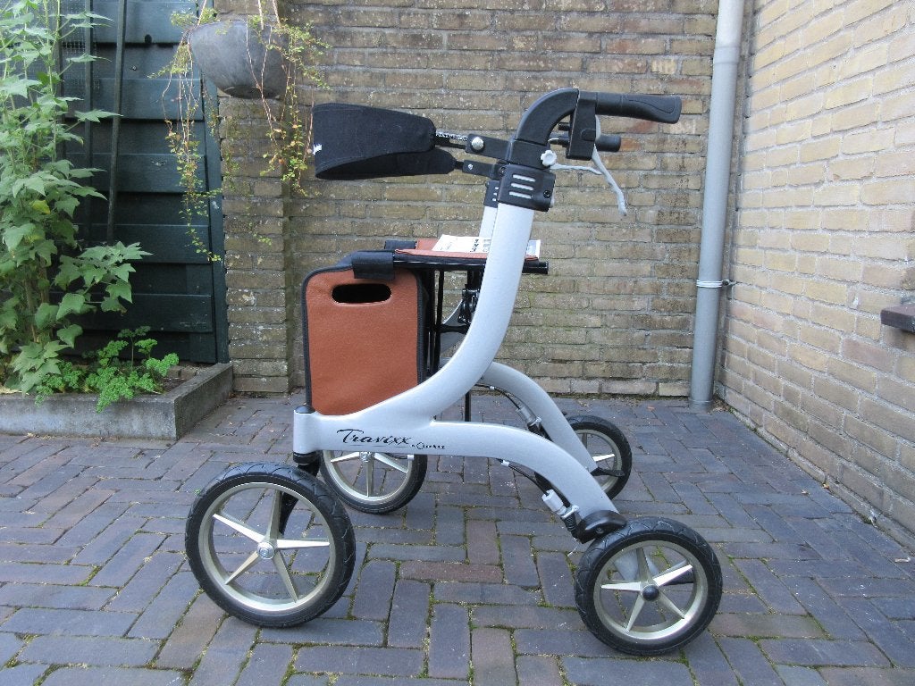 Rollator Travixx Traveller M van Medipoint, Diversen, Ophalen, Opvouwbaar, Gebruikt