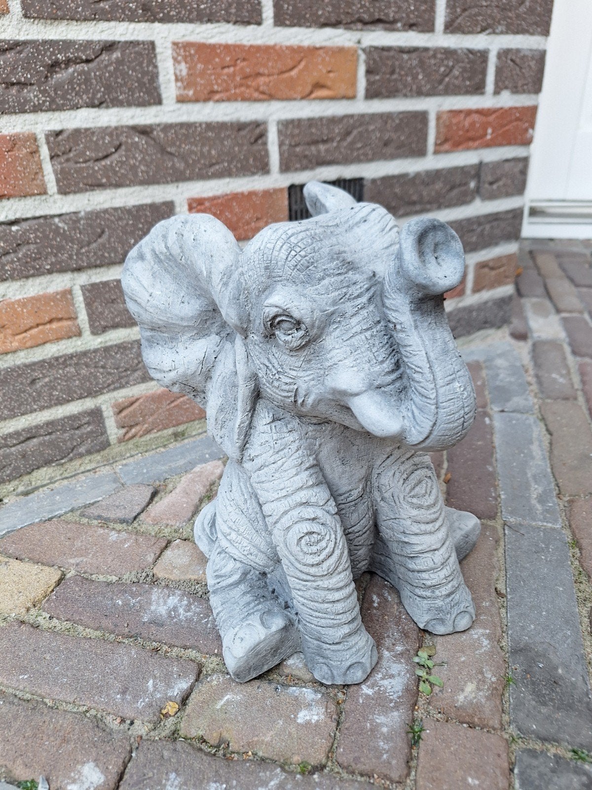 Betonnen Olifantje - 30 cm hoog, Ophalen, Nieuw, Beton, Dierenbeeld