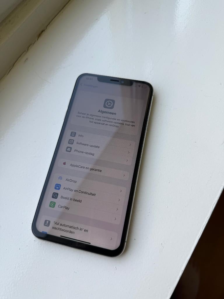 iPhone XS max 64GB wt/zilver, Telecommunicatie, Mobiele telefoons | Apple iPhone, Gebruikt, Wit, Ophalen of Verzenden, IPhone XS Max