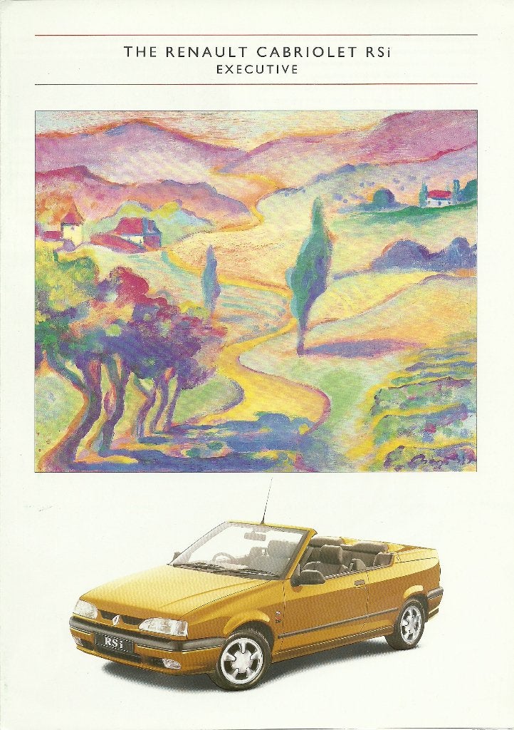 Renault 5 cabrioler folder, Ophalen of Verzenden, Gelezen, Renault