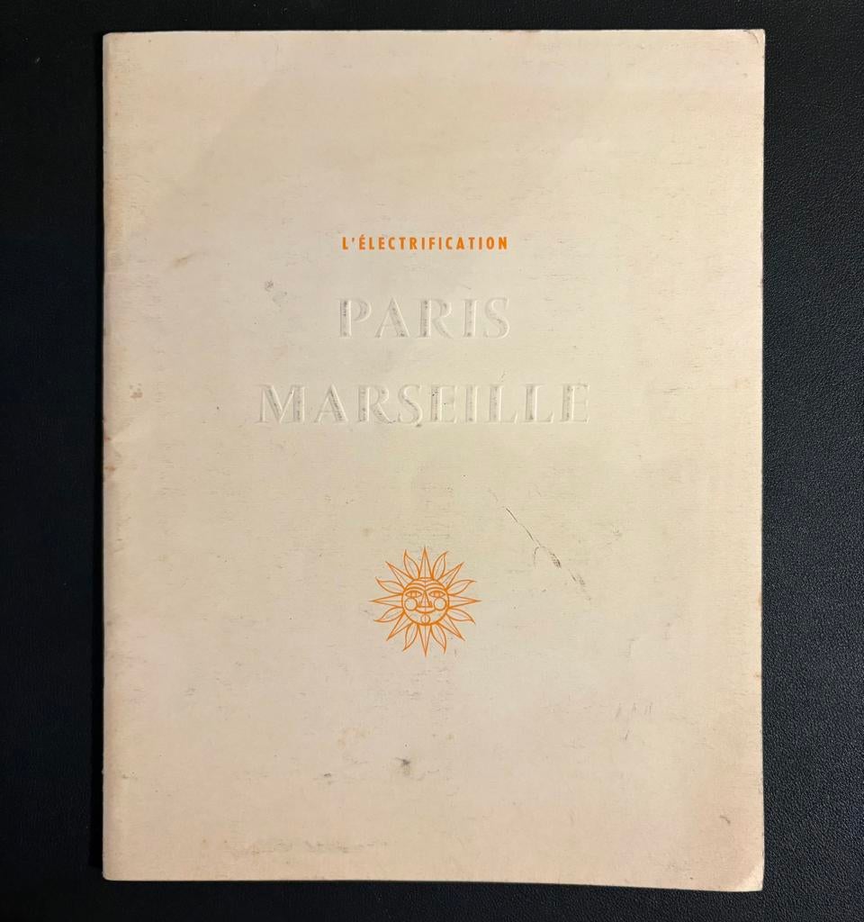 L’ electrification Paris-Marseille (1965), Ophalen of Verzenden, Zo goed als nieuw, Trein, Boek of Tijdschrift