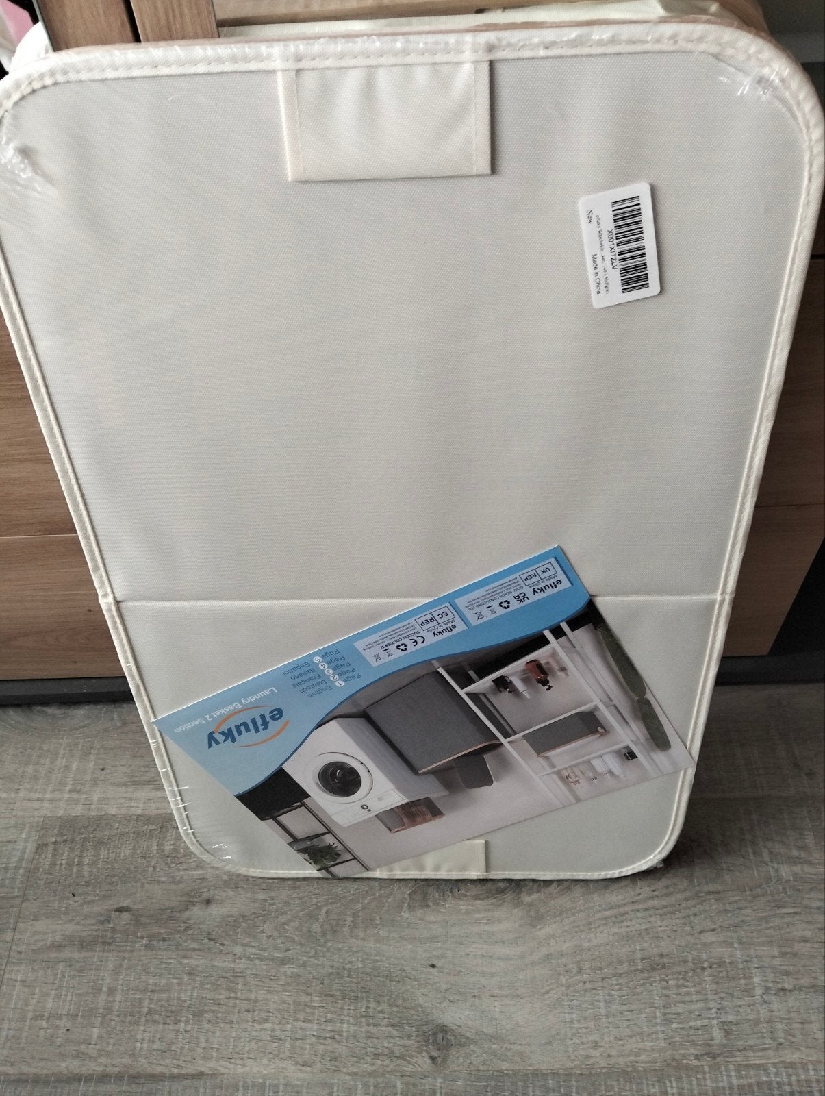 Efluky Waszak met 2 vakken, wasmand, Huis en Inrichting, Ophalen, Nieuw