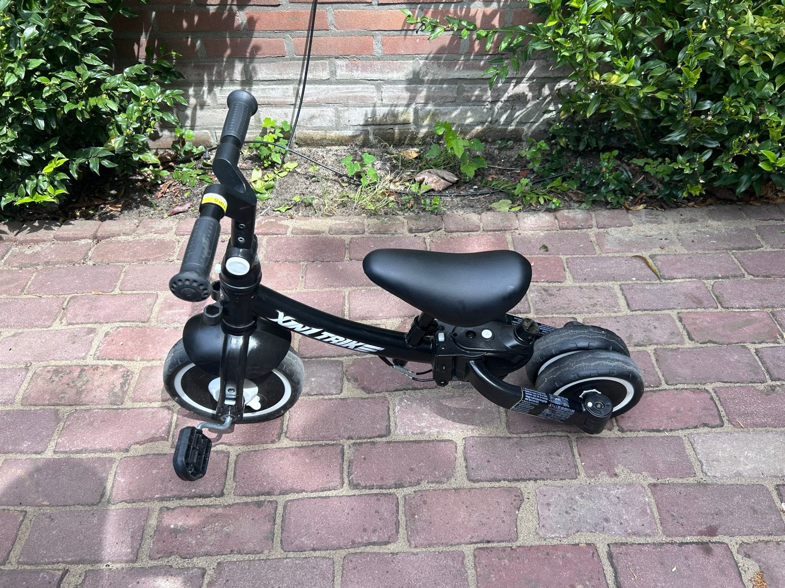 Xini Trike 3-in-1 Loopfiets/Driewieler Zwart, Ophalen, Gebruikt, Loopfiets