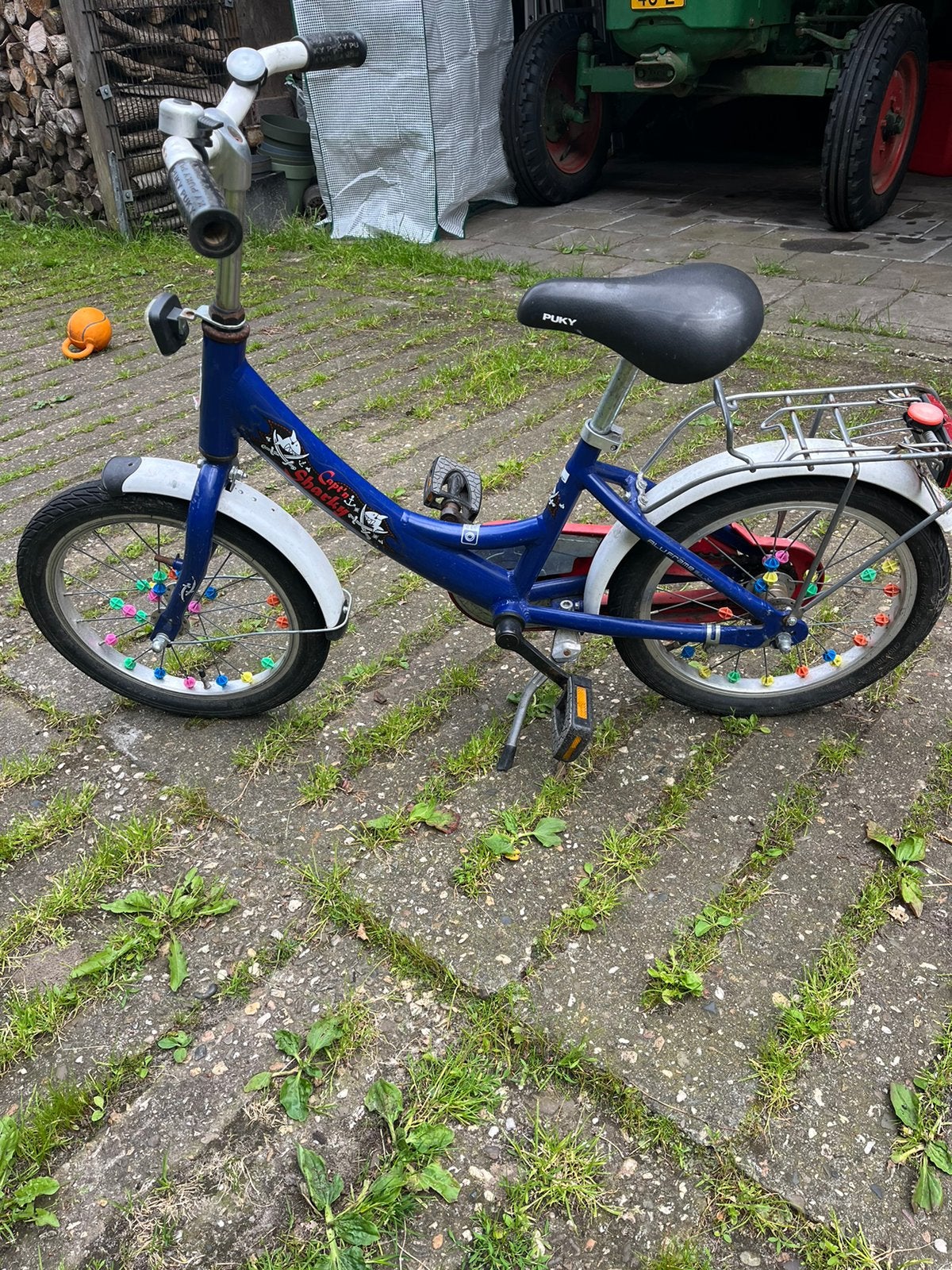 2 kinderfietsen, Ophalen, Gebruikt, Terugtraprem, 16 tot 20 inch