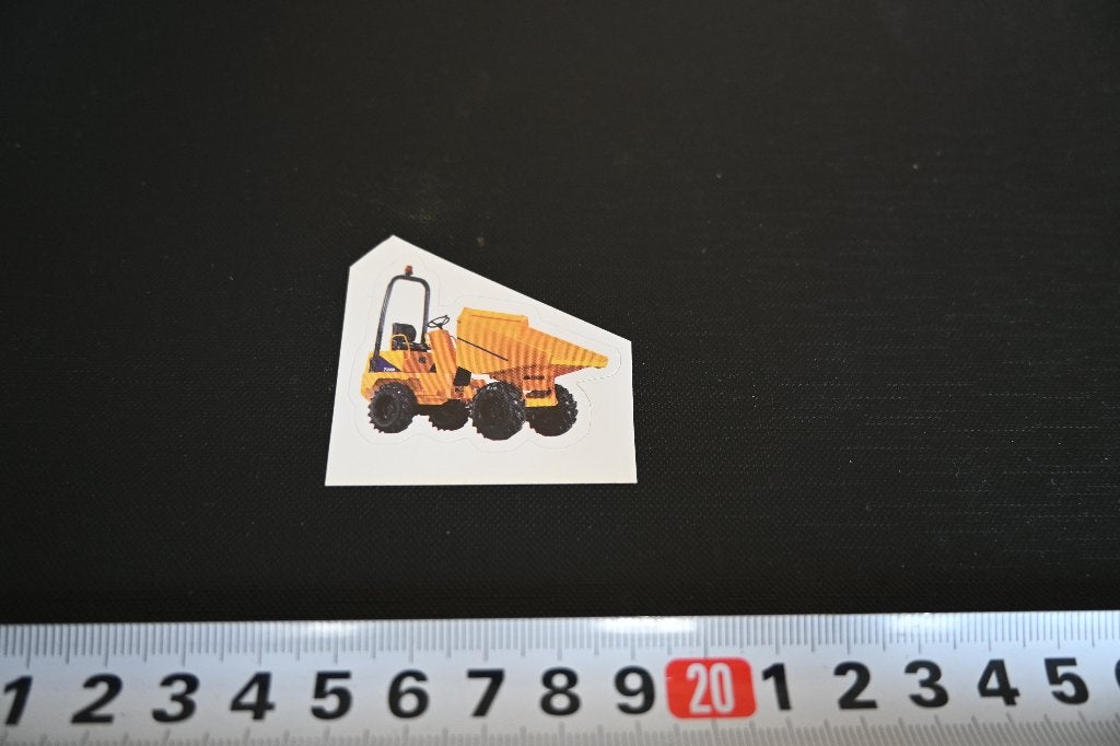 sticker weg wegenbouw machine truck trekker etc 3277, Ophalen of Verzenden, Zo goed als nieuw