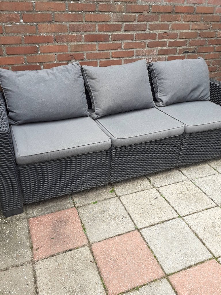 Loungebank tuin, Ophalen, 3 zitplaatsen, Zo goed als nieuw, Loungeset