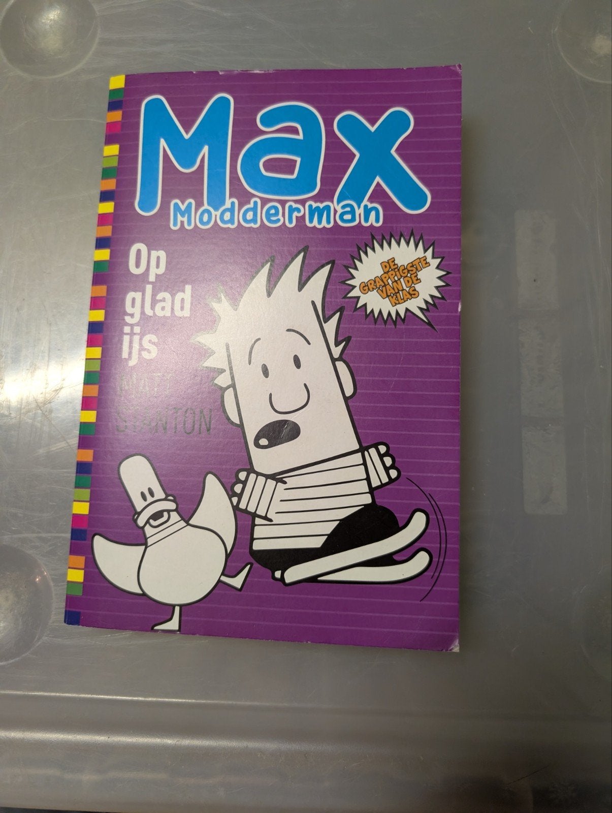 Max Modderman: Op glad ijs - De grappigste van de klas, Boeken, Ophalen of Verzenden, Gelezen, Anton, Fictie algemeen