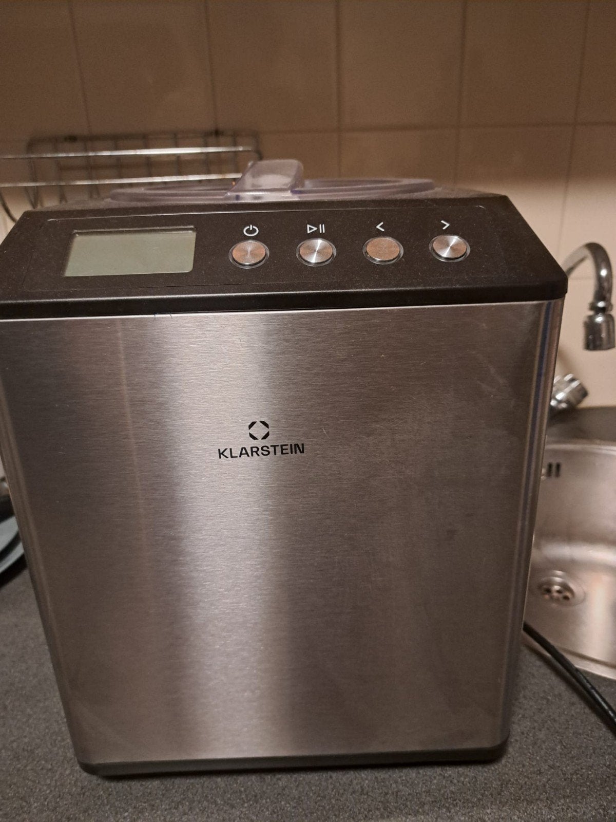 Klarstein Vanilla Sky IJsmachine Compressor 2L 180W, Ophalen of Verzenden
