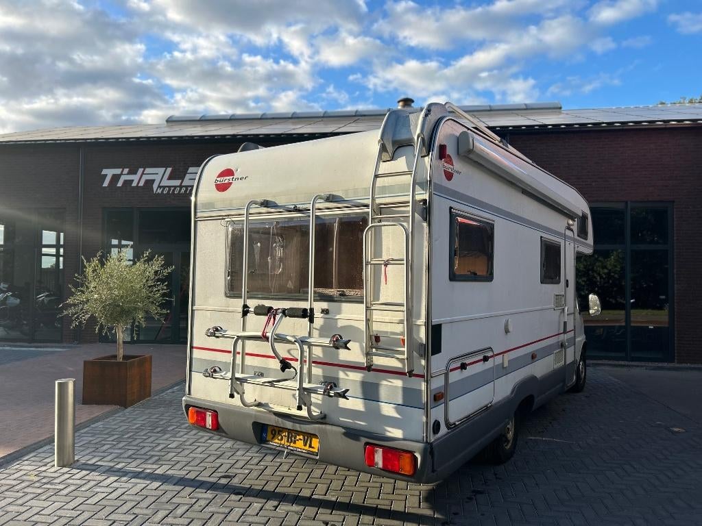Burstner Alkoof 6 pers. camper, Koelkast, Alkoof, Fiat, Treinzit