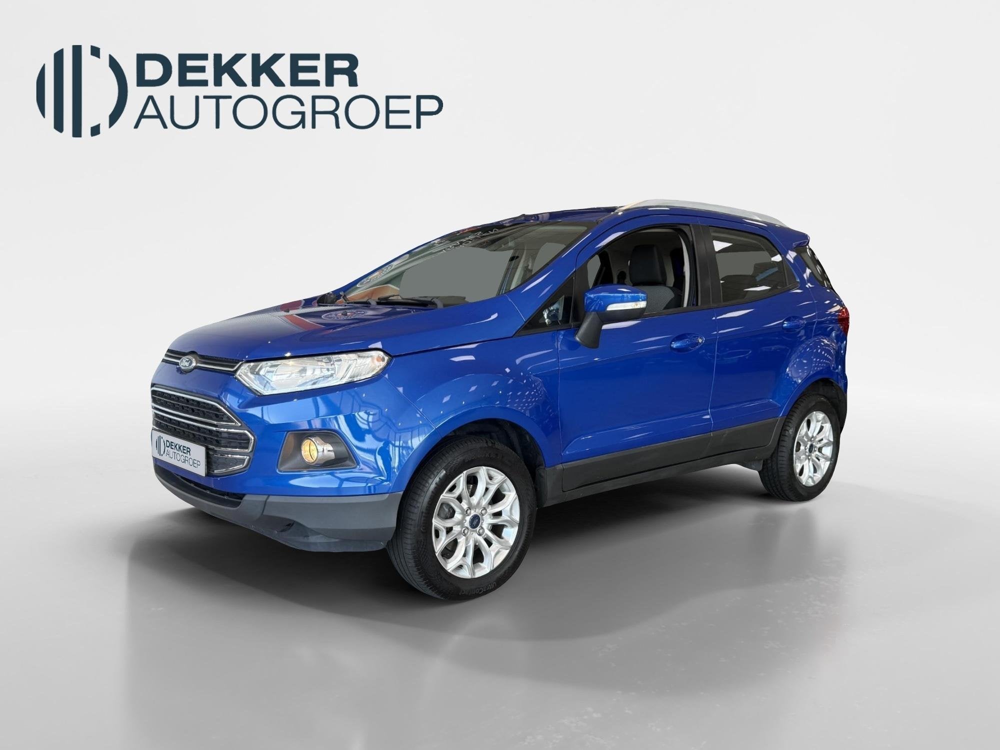Ford EcoSport 1.0 EcoBoost Titanium Cruisecontrol, Auto's, Voorwielaandrijving, Gebruikt, Ecosport, Blauw