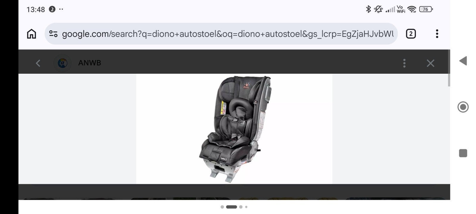 Diono Autostoel Monterey2 Zwart - Groep 2/3 (15-36 kg), Kinderen en Baby's, 15 t/m 36 kg, Verstelbare rugleuning, Ophalen, Overige merken