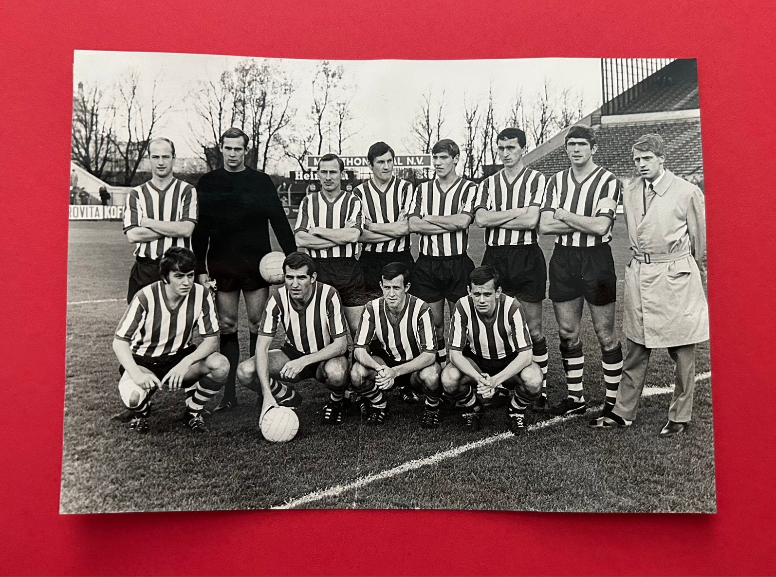 Sparta Rotterdam - seizoen 1967/1968 - Piet Bouts, Verzamelen, Ophalen of Verzenden, Zo goed als nieuw, Sparta, Spelerskaart