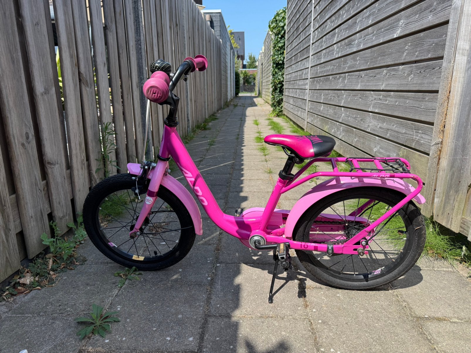 Rose Aldo Wave 16 inch kinderfiets, Fietsen en Brommers, Fietsen | Kinderfietsjes, Ophalen, Gebruikt, 16 tot 20 inch