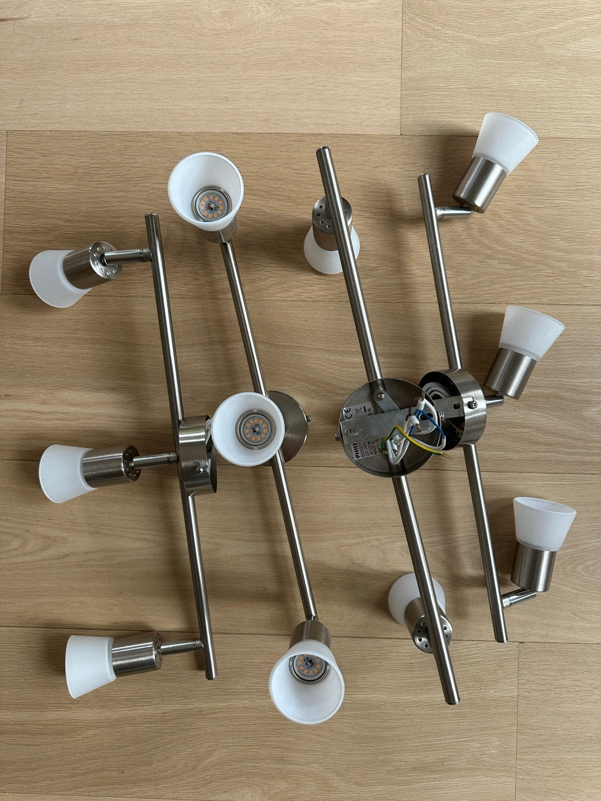 4x Philips opbouwspots incl lichtbron - Nieuwprijs €96!, Ophalen, Zo goed als nieuw, Metaal