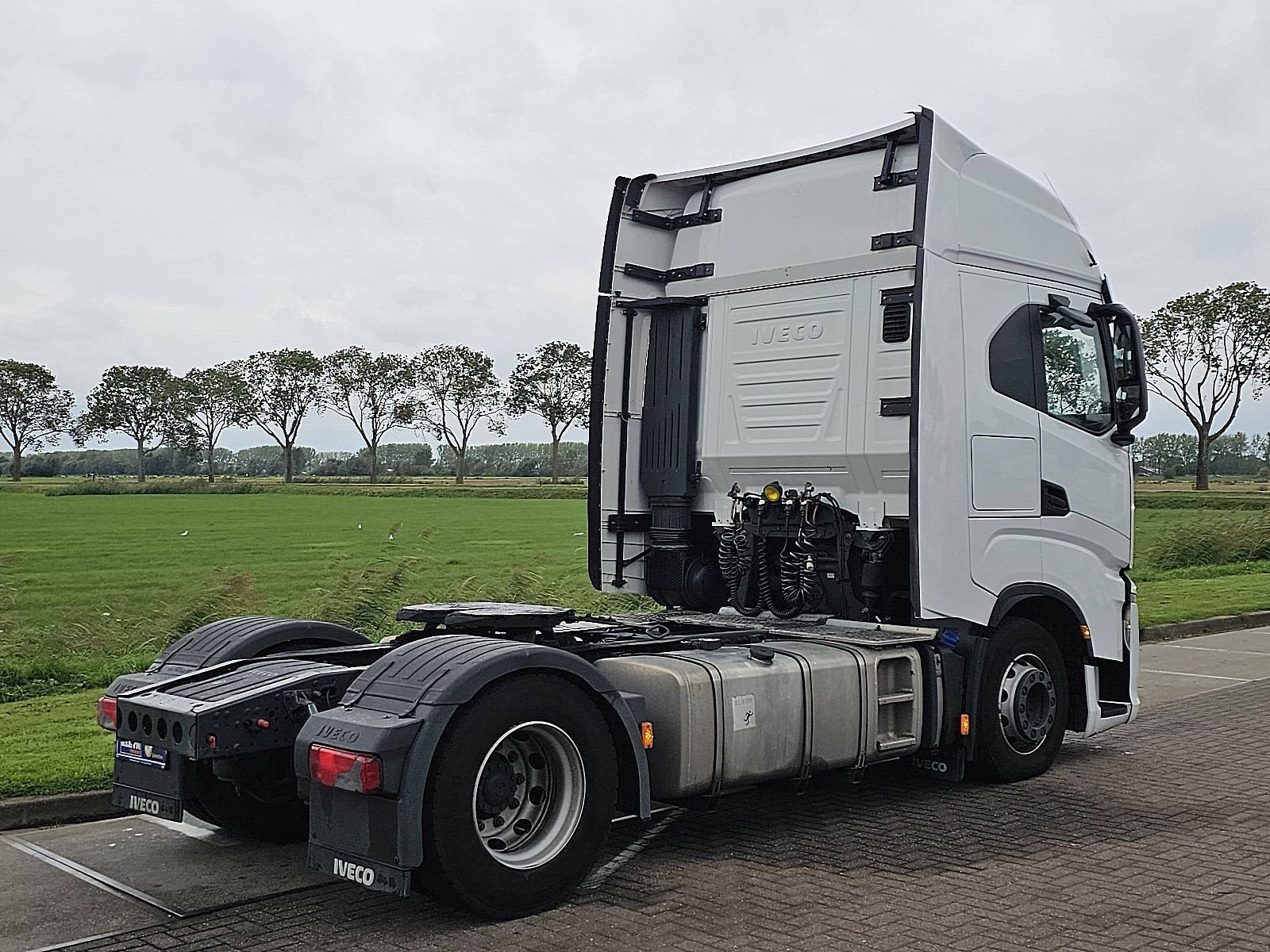 IVECO S-WAY AS440S49 dubble tank, Auto's, Automaat, Euro 6, Iveco, Wit
