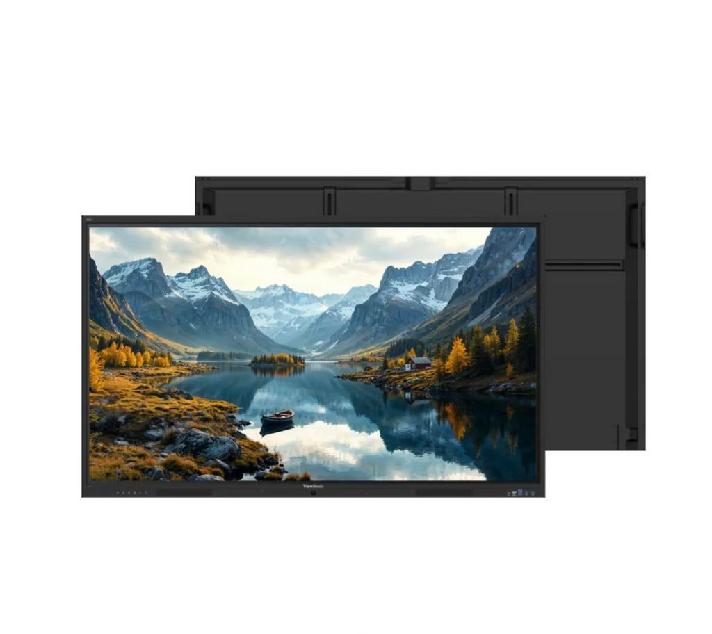 65” 4K Touchscreen met 2.1 Audio & 8-Mic Array (Als Nieuw), Computers en Software, Monitoren, Zo goed als nieuw, 61 t/m 100 Hz