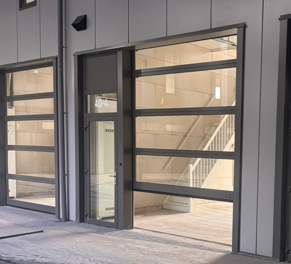 Hörmann glazen overheaddeur 280  350 cm - nieuw en compleet, Doe-het-zelf en Verbouw, Ophalen, Glas, 120 cm of meer, 215 cm of meer