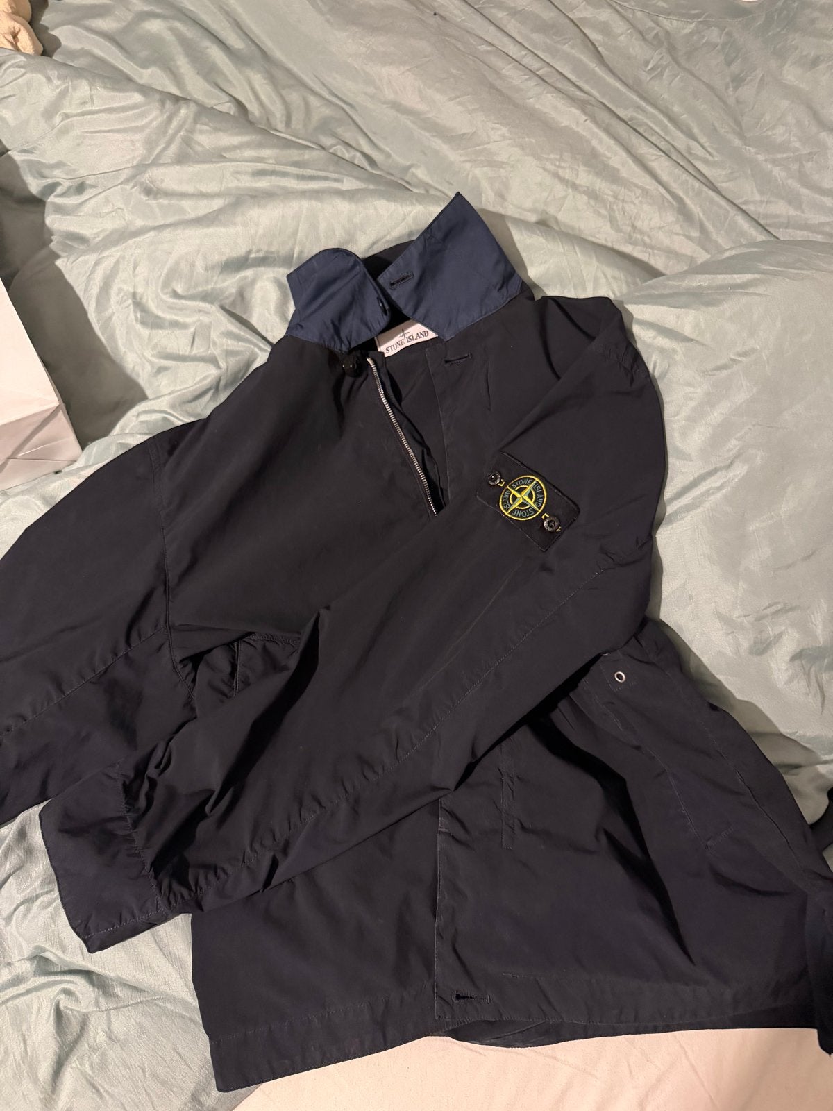 Gloednieuwe Stone Island jas met bonnen en toebehoren, Ophalen of Verzenden, Nieuw, Blauw