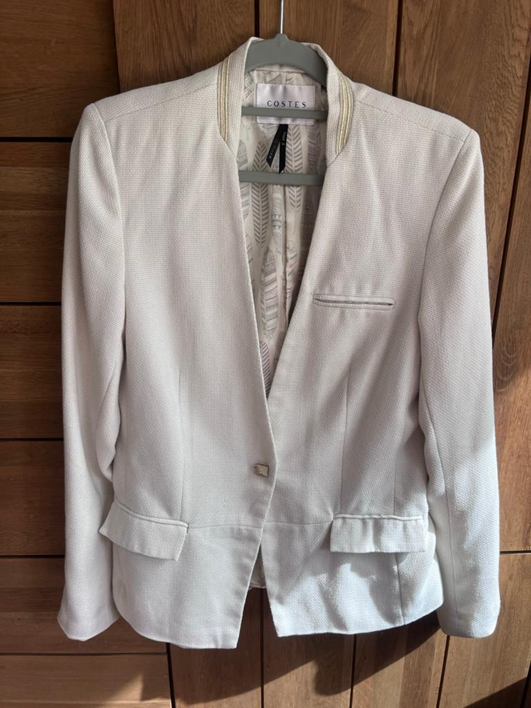 Costes Jasje Maat S - Zo goed als nieuw, Beige, Ophalen of Verzenden, Zo goed als nieuw, Jasje