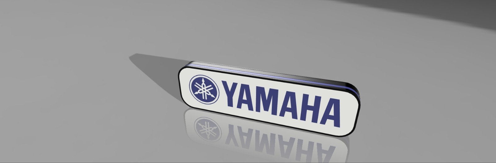 Unieke Yamaha Lichtbak - Decoratie & Nostalgie, Verzamelen, Ophalen of Verzenden, Nieuw, Lichtbak of (neon) lamp