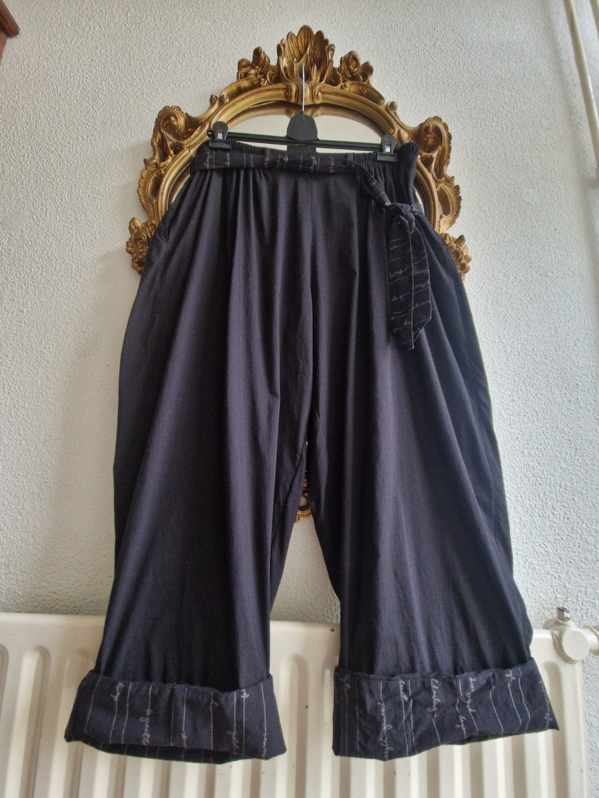Als nieuw! Kekoo zwart mix stof wijde ballonbroek elastiek, Zwart, Ophalen of Verzenden, Zo goed als nieuw, Kekoo