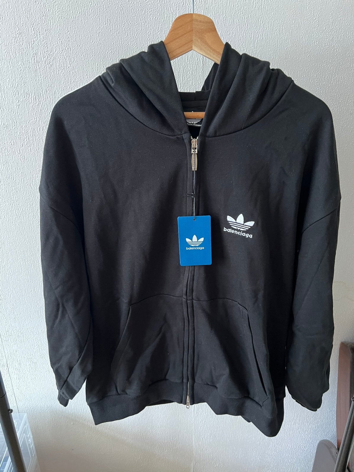 Balenciaga x adidas zipup, Ophalen of Verzenden, Zo goed als nieuw, Zwart