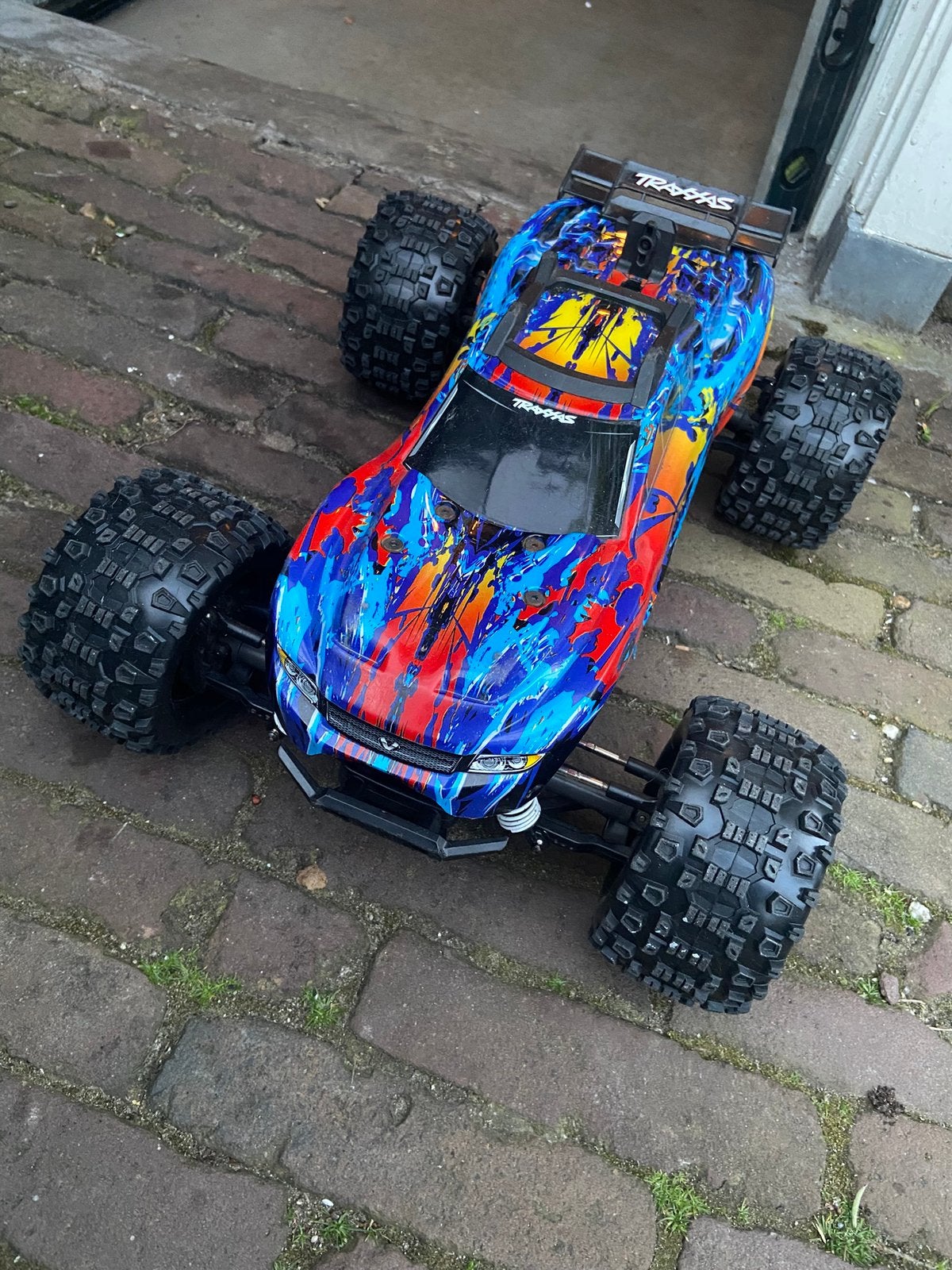 Traxxas rustler 4x4 vxl, Elektro, Gebruikt, Auto offroad, Ophalen of Verzenden