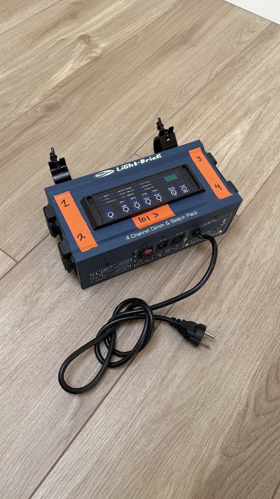 4x Showtec Lightbrick dimmer, Muziek en Instrumenten, Licht en Laser, Ophalen, Gebruikt, Licht
