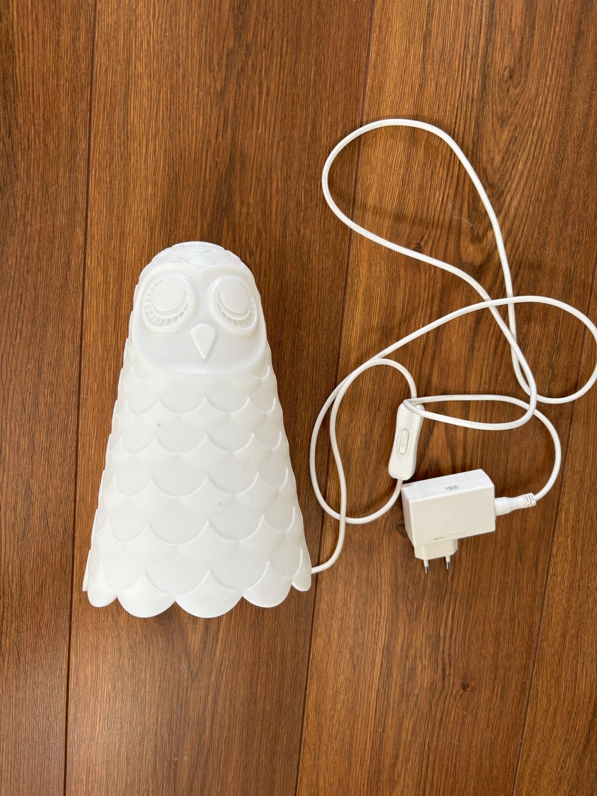 IKEA Uggla kinderlamp met snoer - Wit, Gebruikt, Ophalen of Verzenden, Wit, IKEA