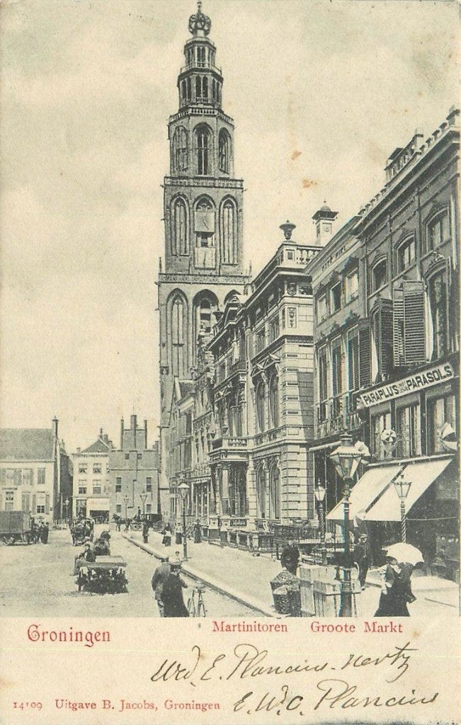 701-022-003 Groningen Martinitoren, Verzenden, Voor 1920, Groningen
