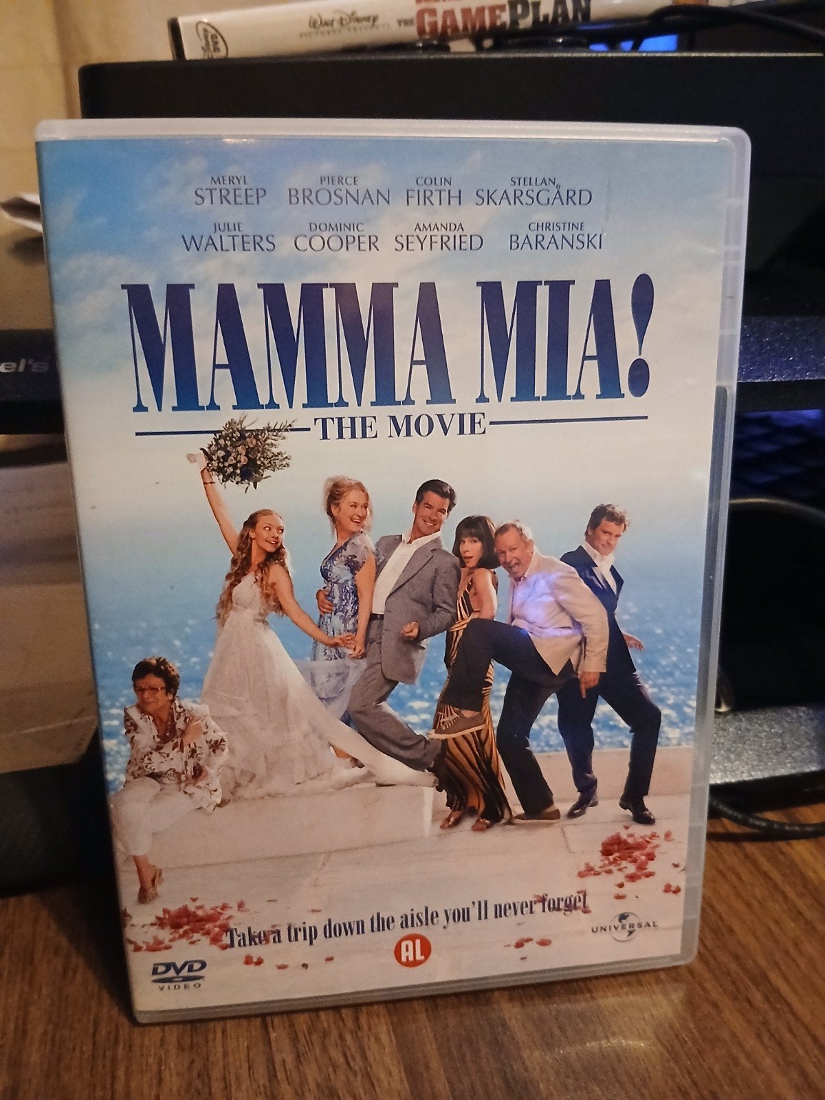 Mama Mia dvd, Alle leeftijden, Ophalen of Verzenden, Zo goed als nieuw