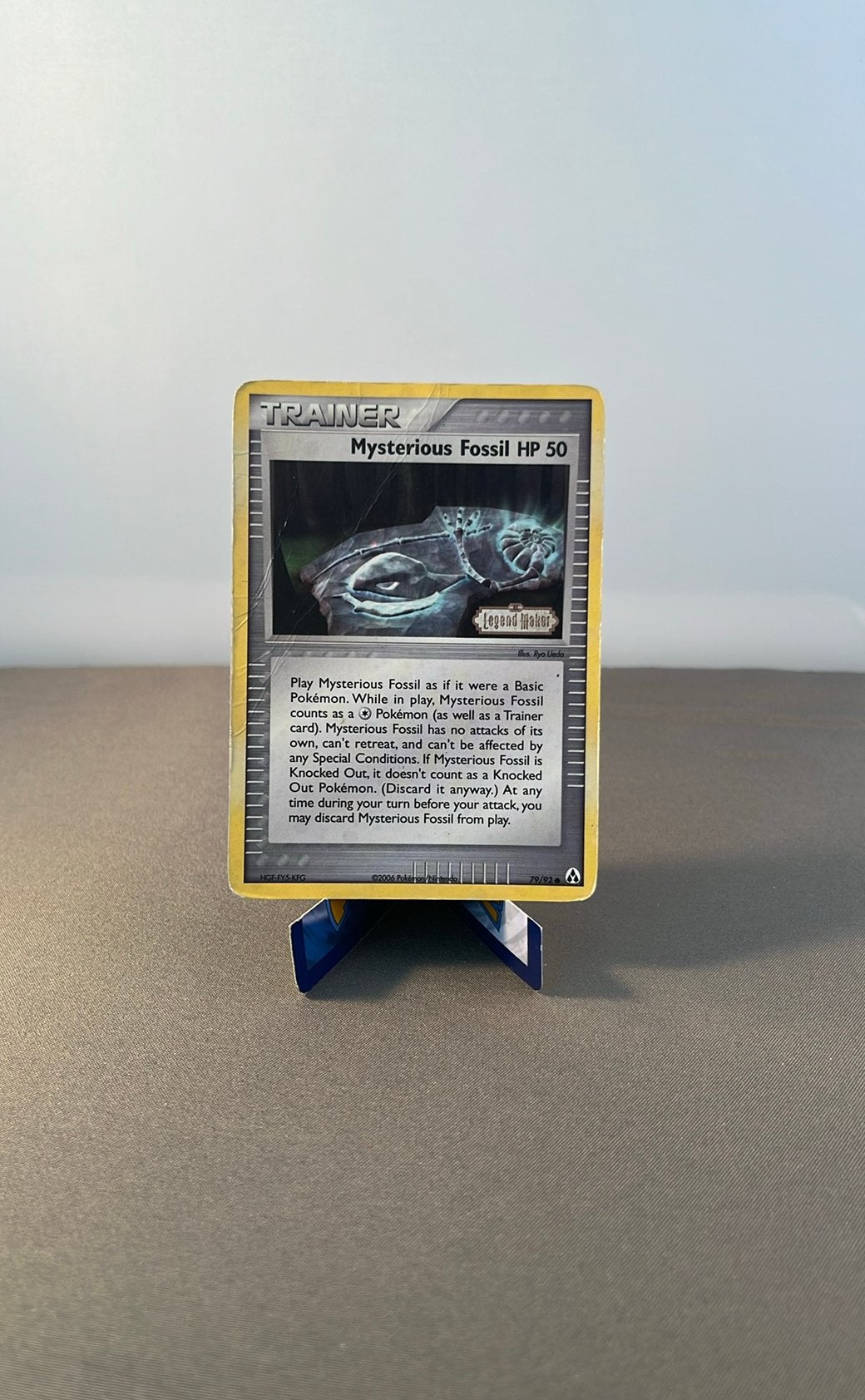 Mysterious Fossil (HP 92) EX Holon Phantoms (stamped), Ophalen of Verzenden, Gebruikt, Losse kaart