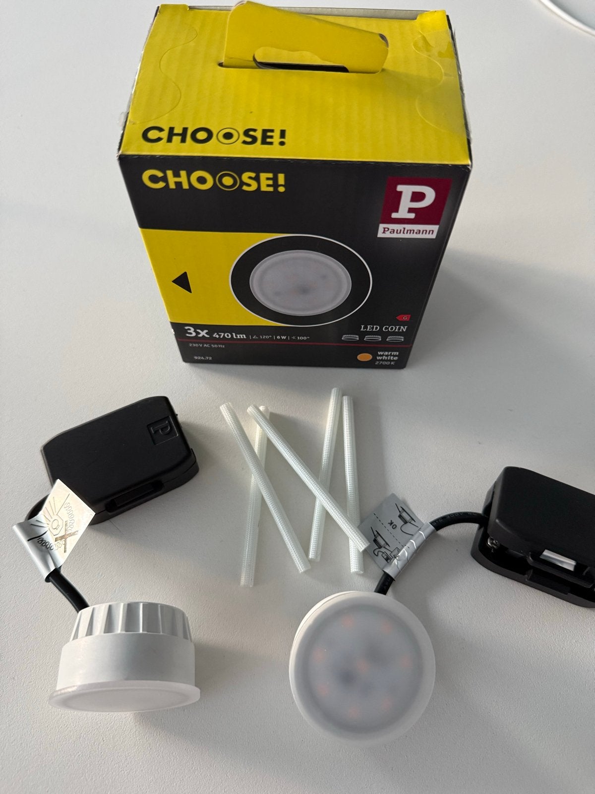 Paulmann LED Coin inbouwspots - Set van 2 (nieuw), Ophalen of Verzenden, Nieuw, Paulmann