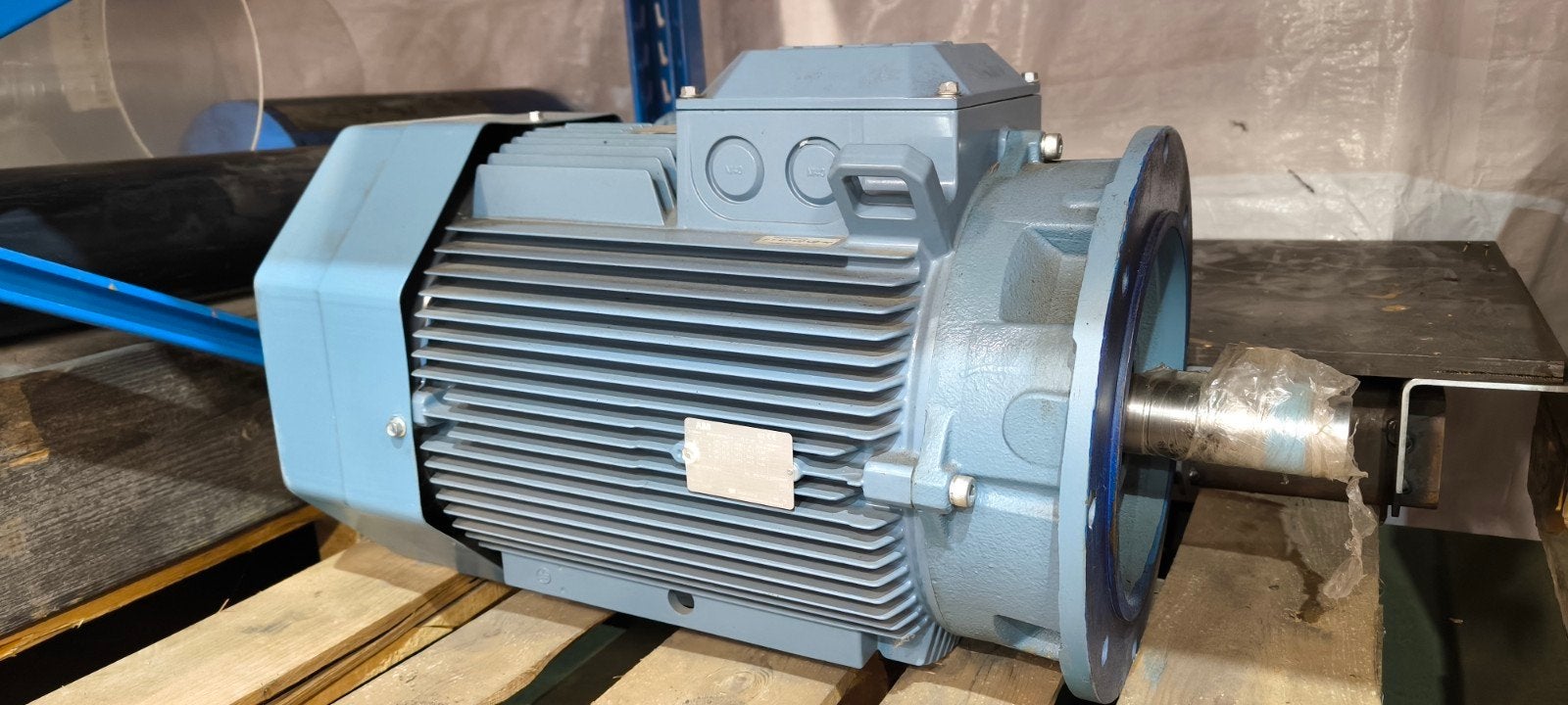 ABB 27kW elektromotor, Doe-het-zelf en Verbouw, Motoren, Ophalen, Elektromotor