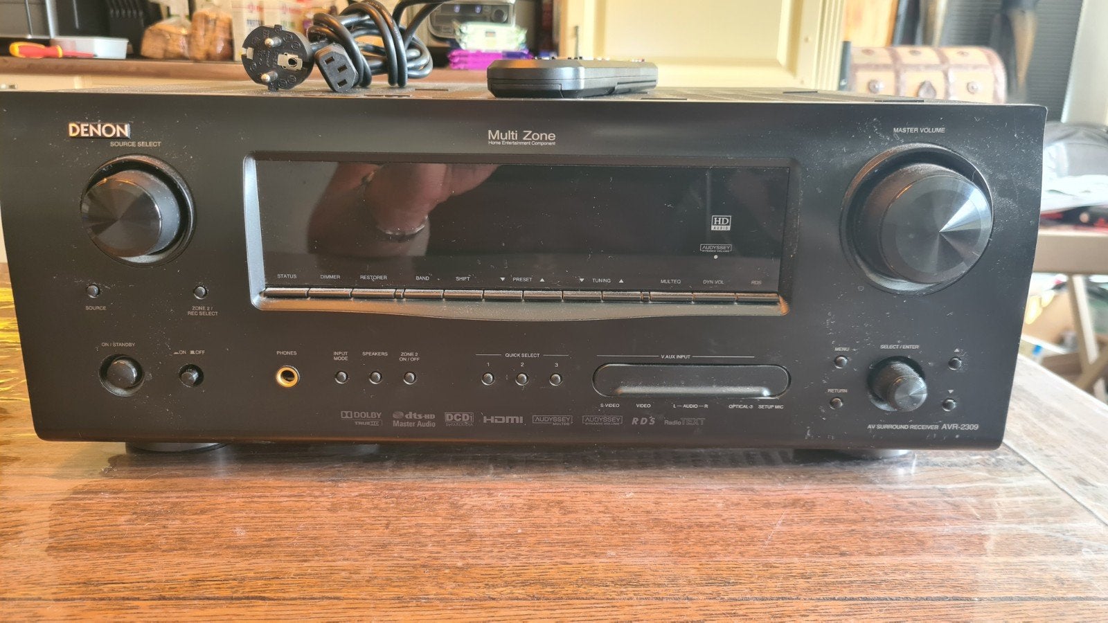 Denon 9.1 reciever incl afstandsbediening, Ophalen, Zo goed als nieuw, 120 watt of meer, Denon